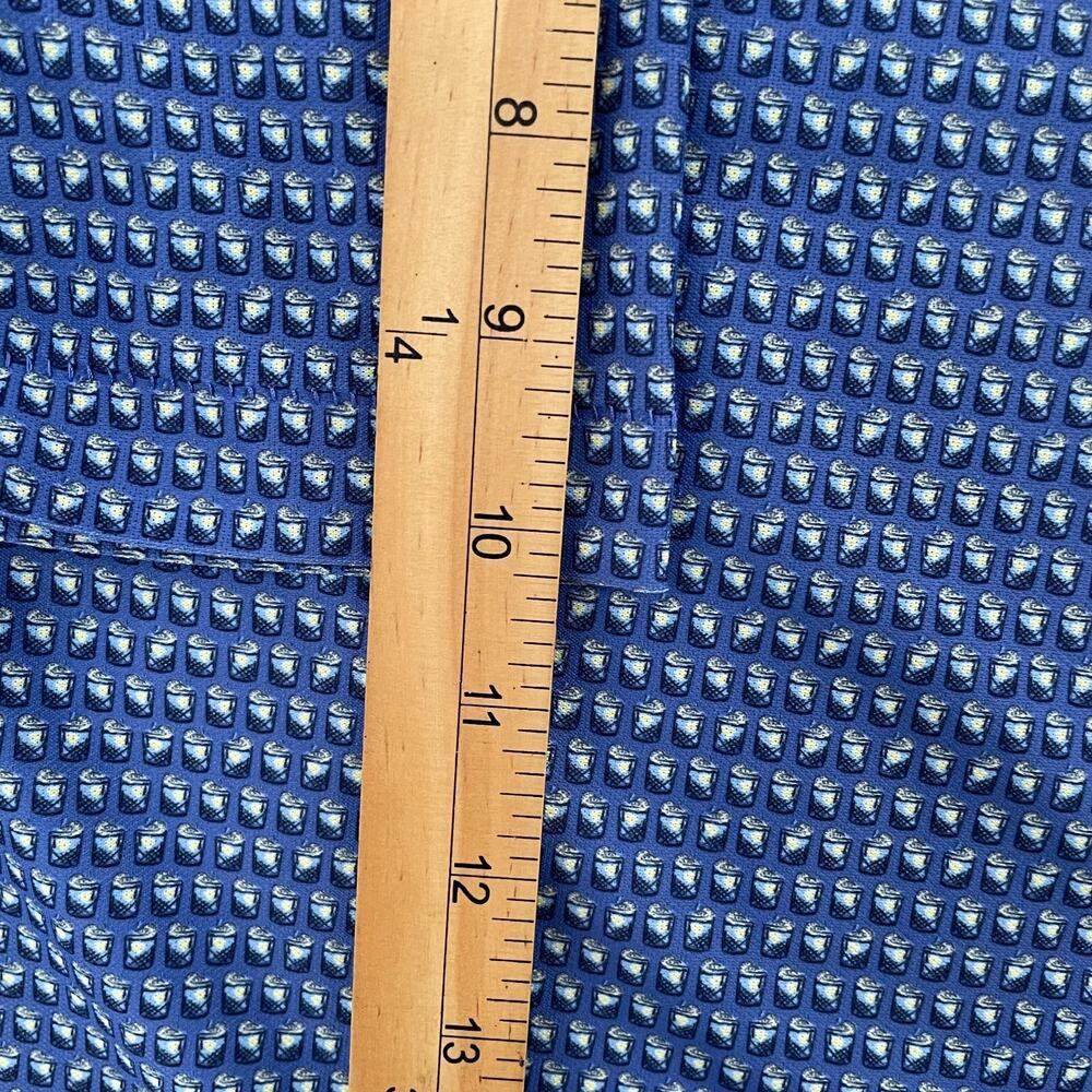 Peter Millar Adult XL Blue Polo All Over Print Palma Ceia Golf Club Logo Mens - Picture 10 of 11